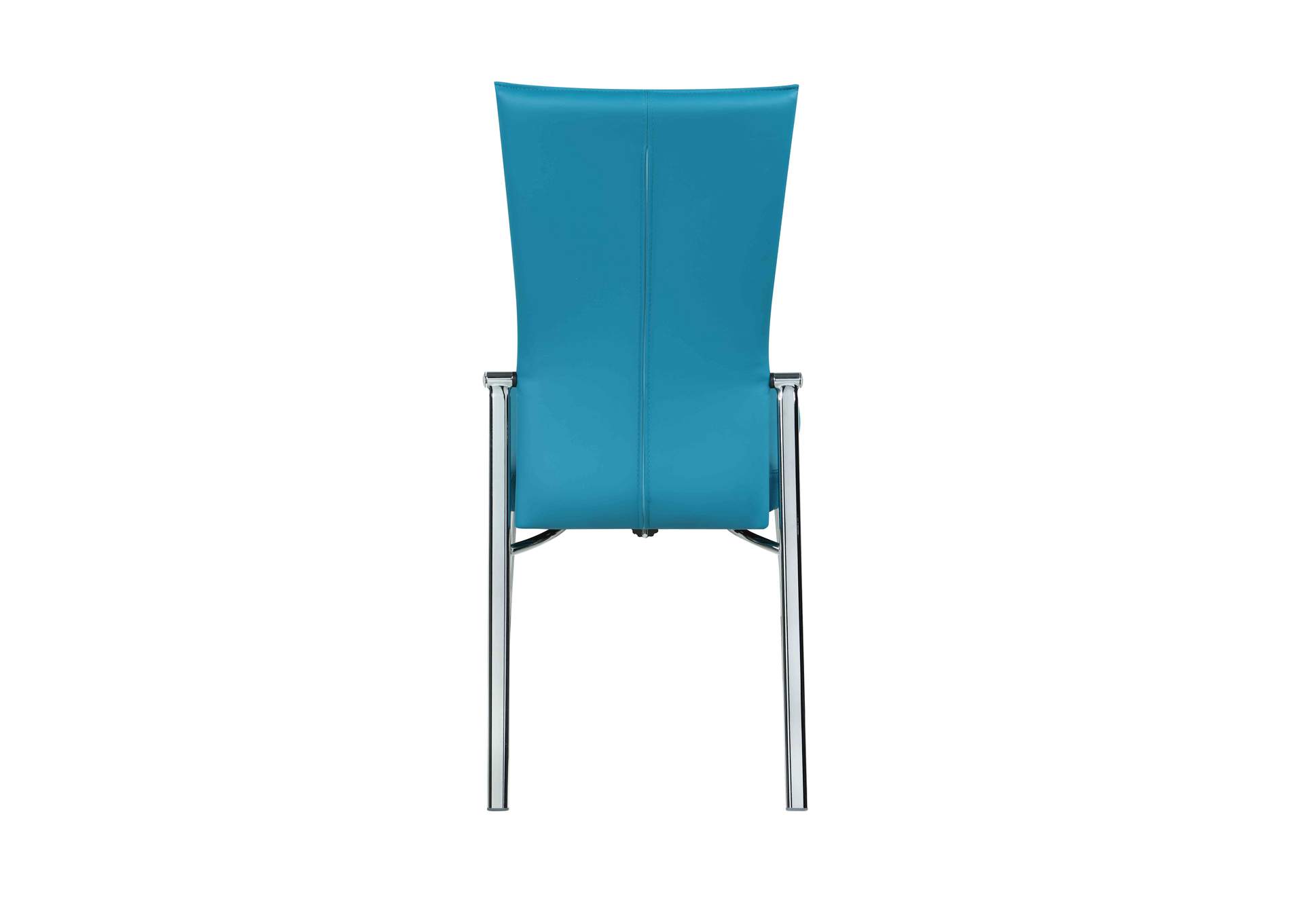 Contemporary Motion-Back Side Chair w/ Chrome Frame,Chintaly Imports