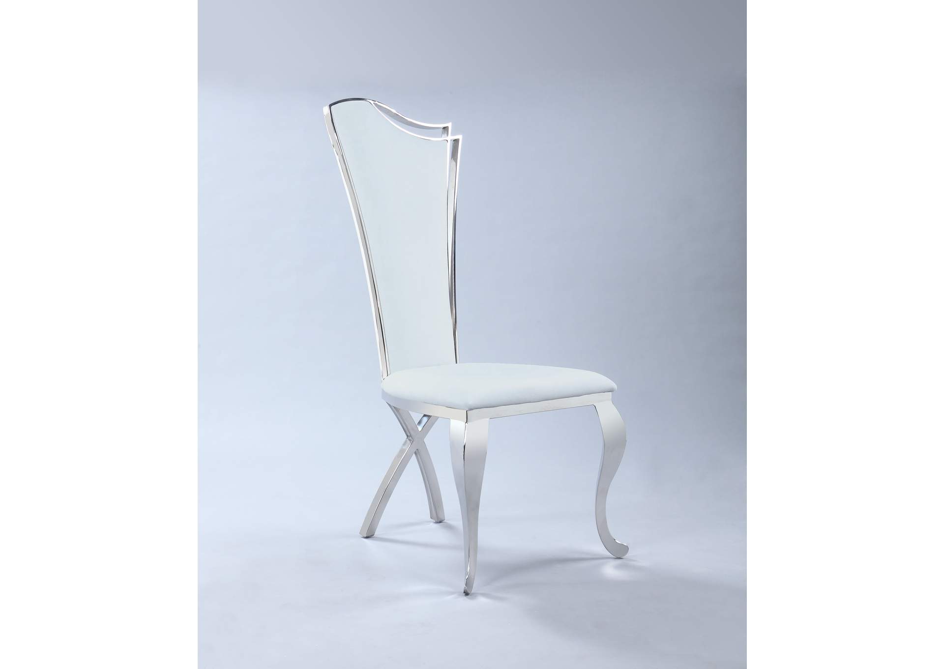 Contemporary Tall-Back Upholstered Side Chair,Chintaly Imports