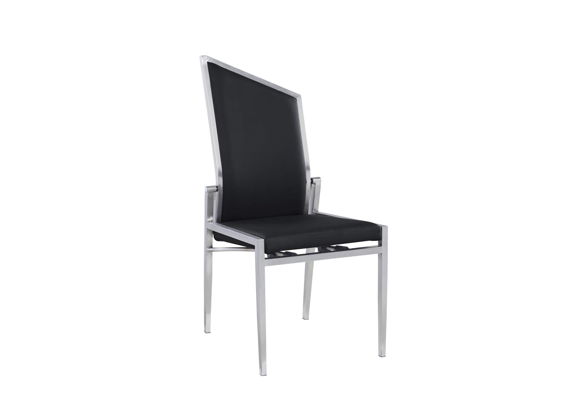 Dining Set With Pop-Up Extendable Ceramic Top Table & 4 Motion Chairs,Chintaly Imports