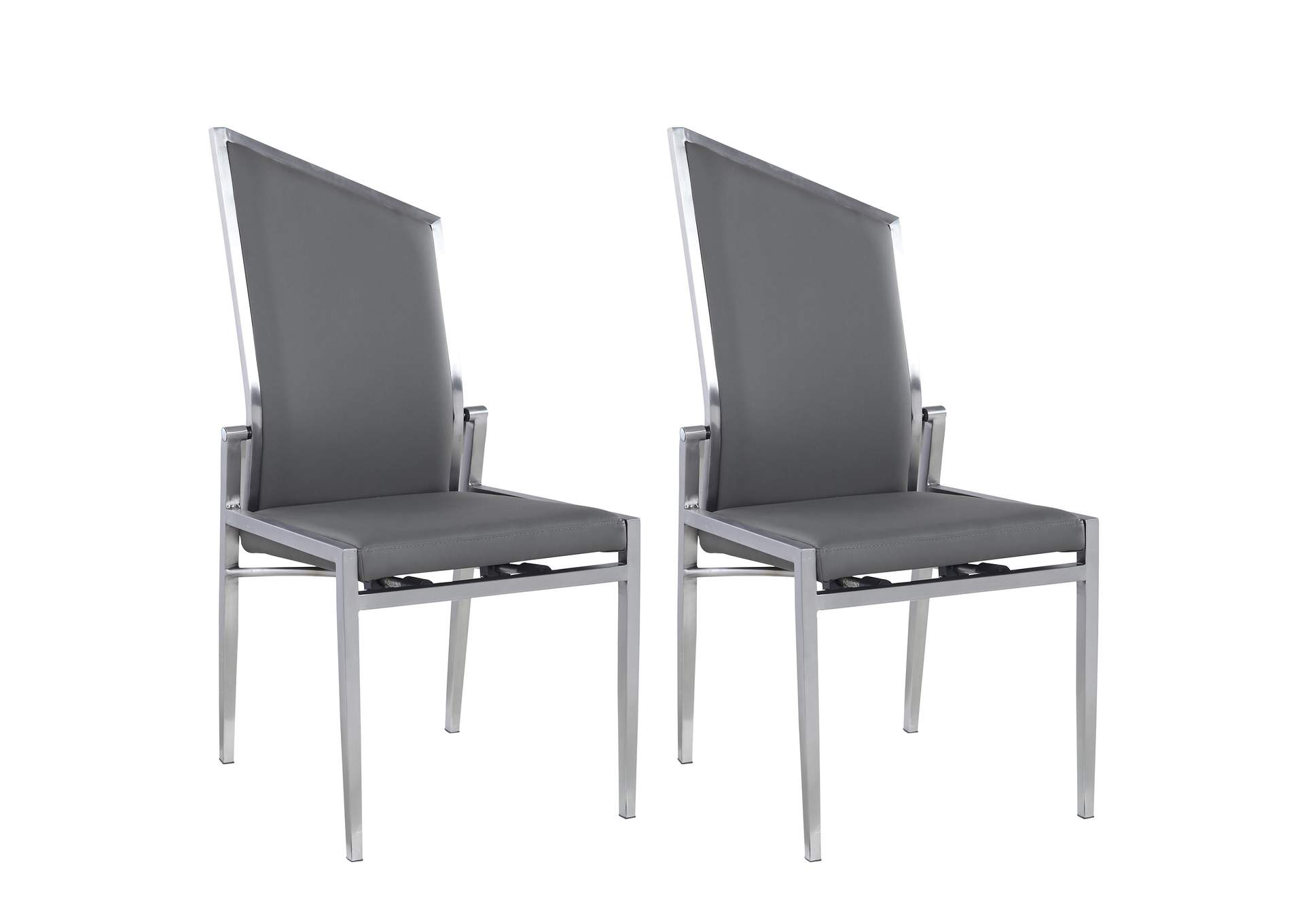 Contemporary Motion-Back Side Chair (Set of 2),Chintaly Imports
