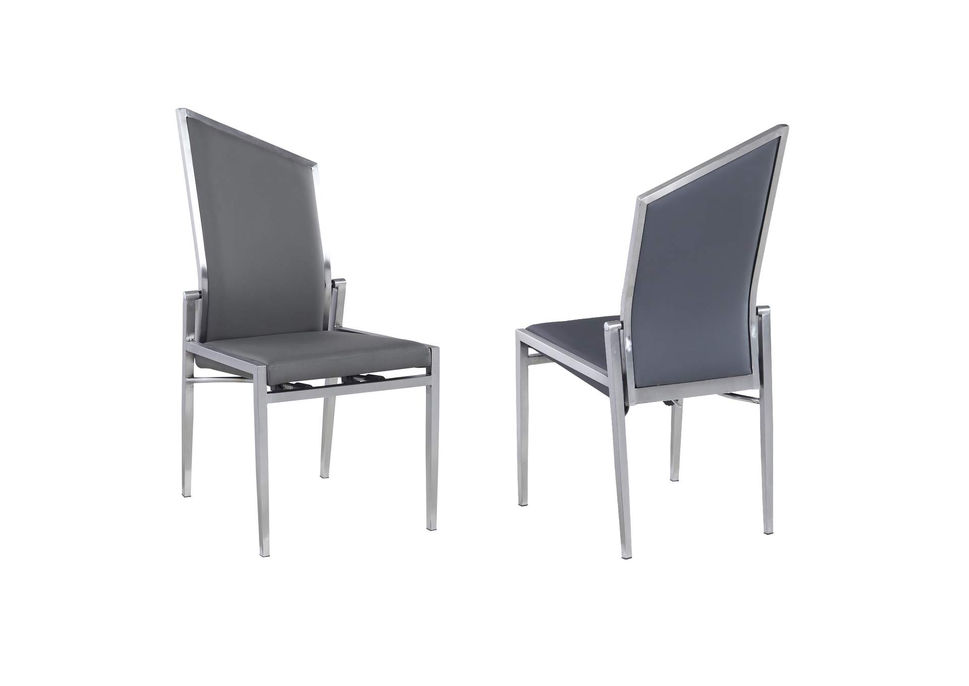 Contemporary Motion-Back Side Chair (Set of 2),Chintaly Imports
