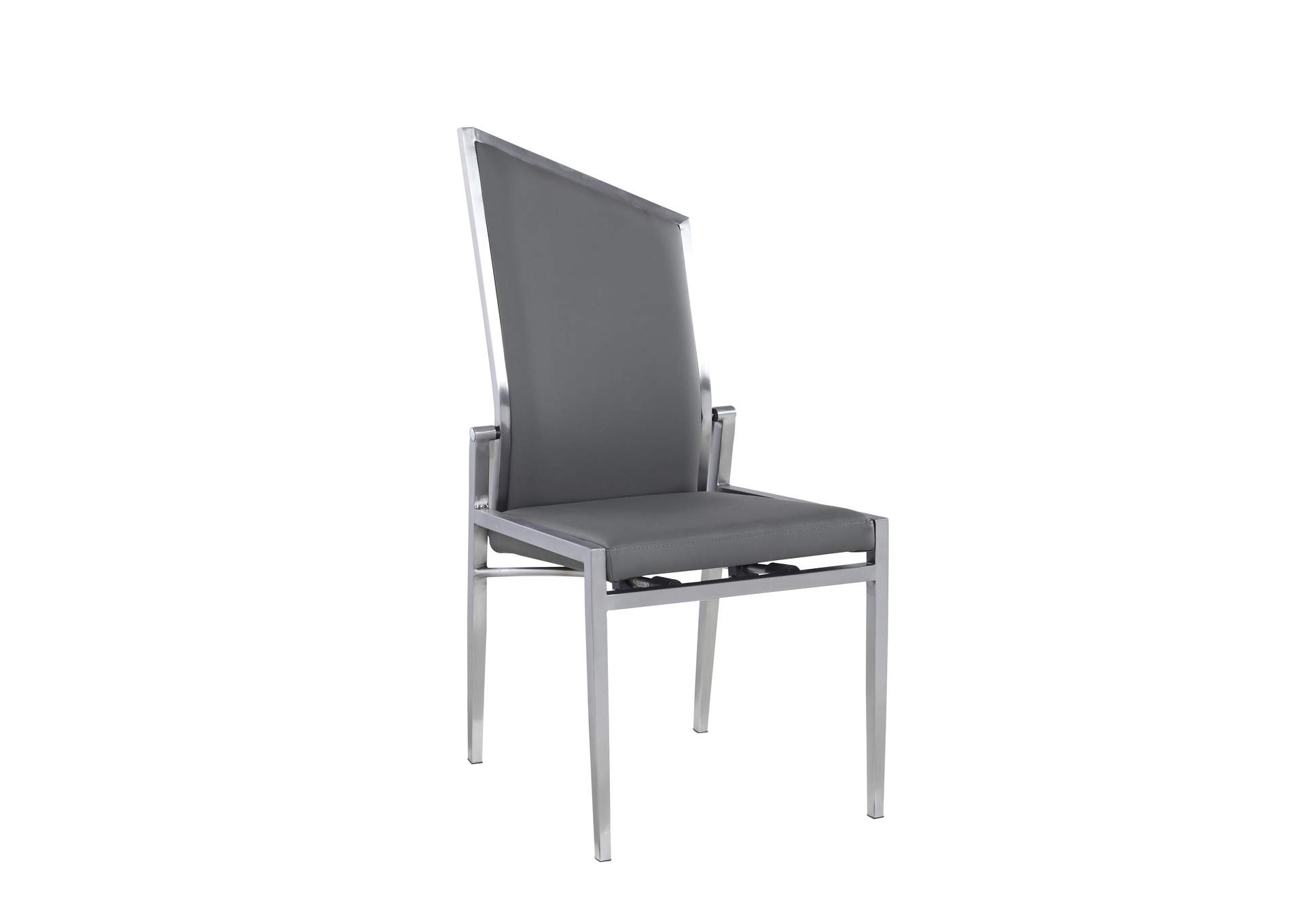 Dining Set With Pop-Up Extendable Ceramic Top Table & 4 Motion Chairs,Chintaly Imports