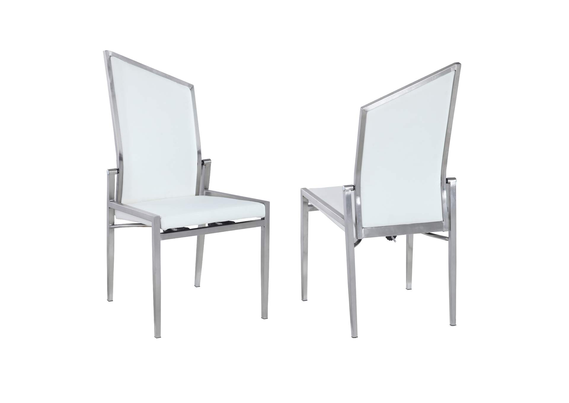 Dining Set With Pop-Up Extendable Ceramic Top Table & 4 Motion Chairs,Chintaly Imports
