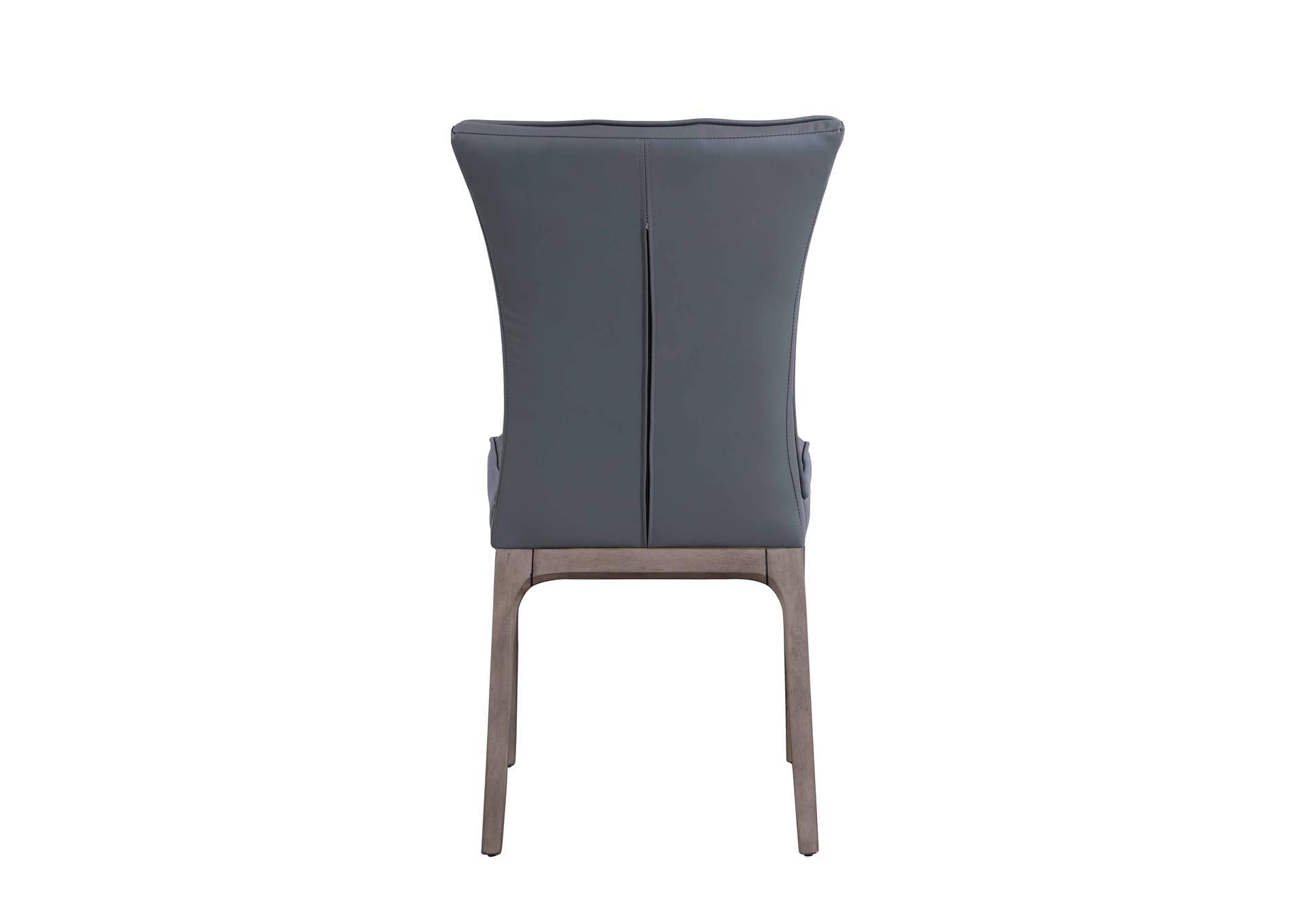 Modern Tufted Side Chair w/ Solid Wood Frame,Chintaly Imports