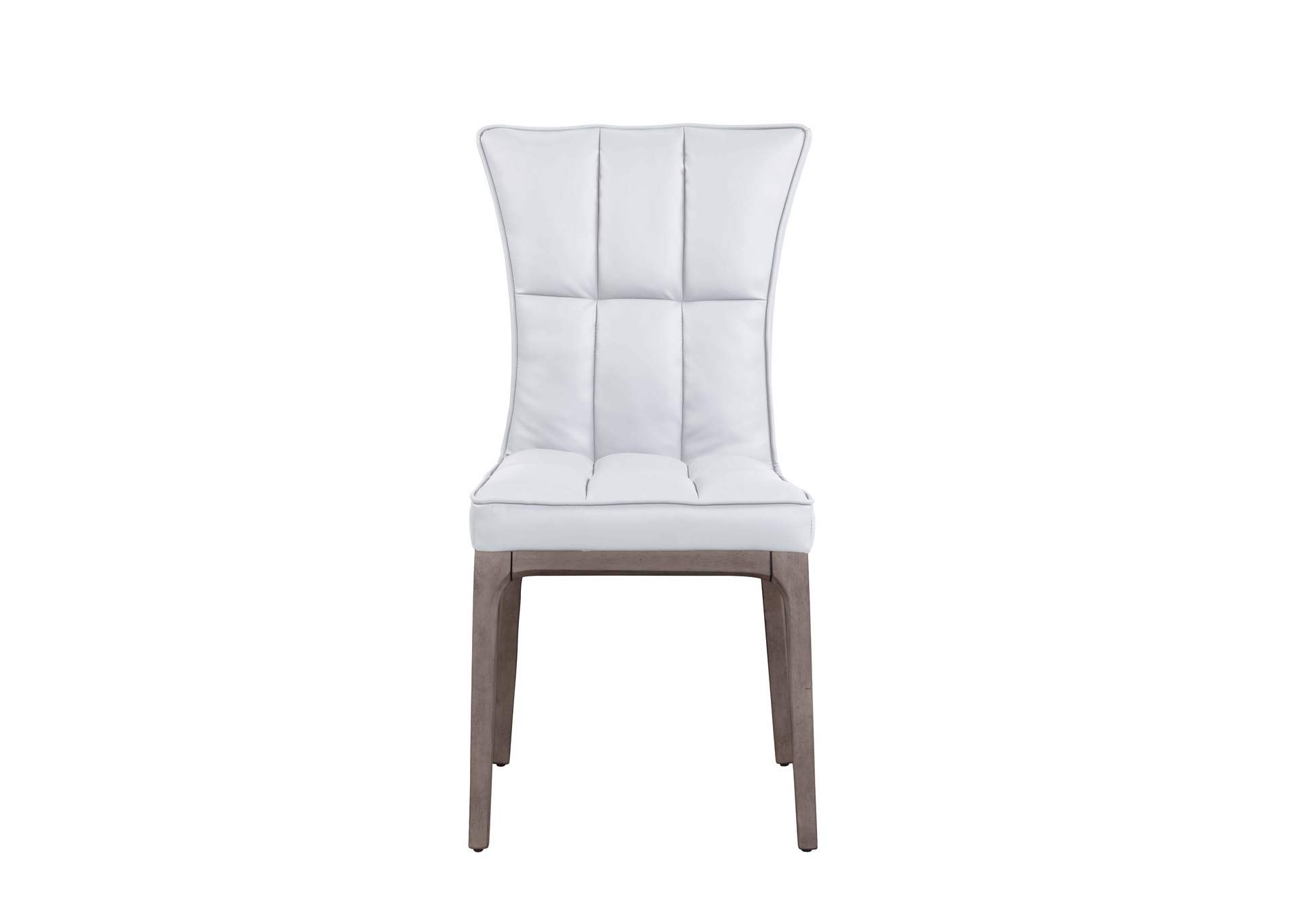 Modern Tufted Side Chair w/ Solid Wood Frame,Chintaly Imports