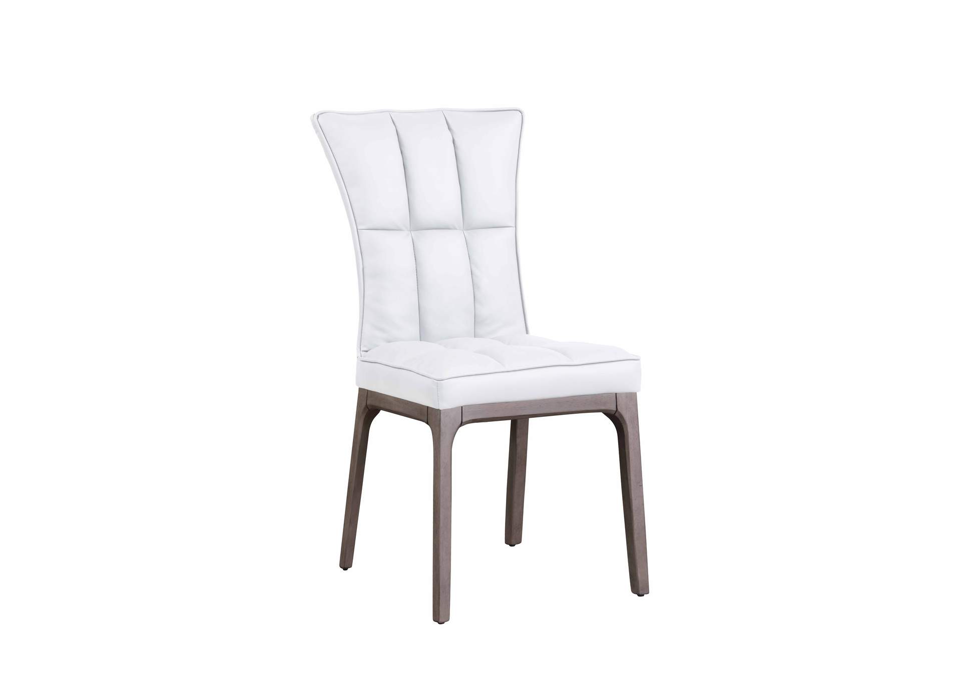 Modern Tufted Side Chair w/ Solid Wood Frame,Chintaly Imports