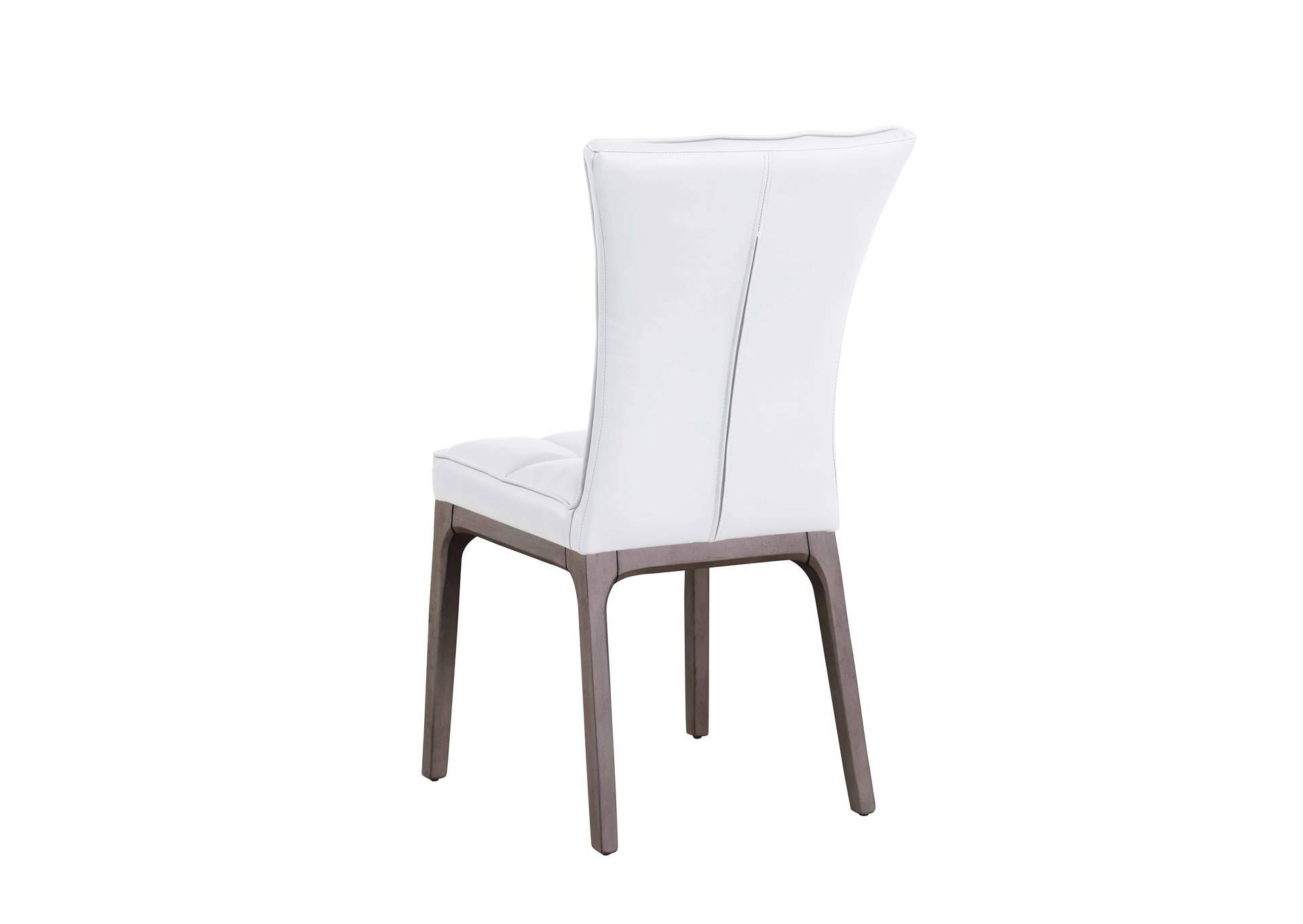 Modern Tufted Side Chair w/ Solid Wood Frame,Chintaly Imports
