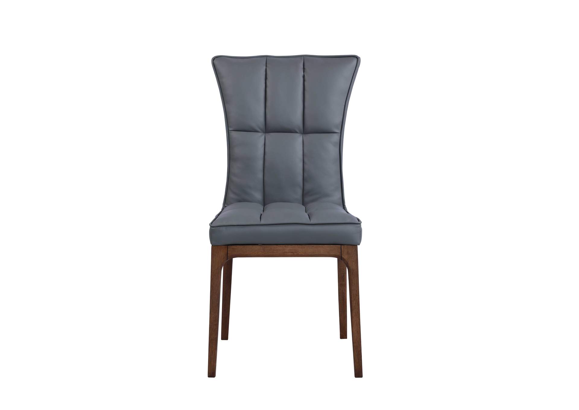 Modern Tufted Side Chair w/ Solid Wood Frame,Chintaly Imports