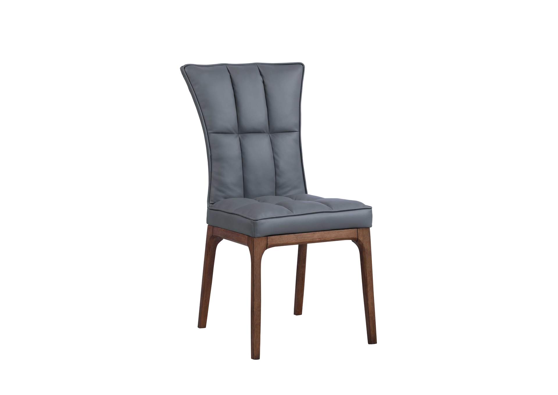 Modern Tufted Side Chair w/ Solid Wood Frame,Chintaly Imports