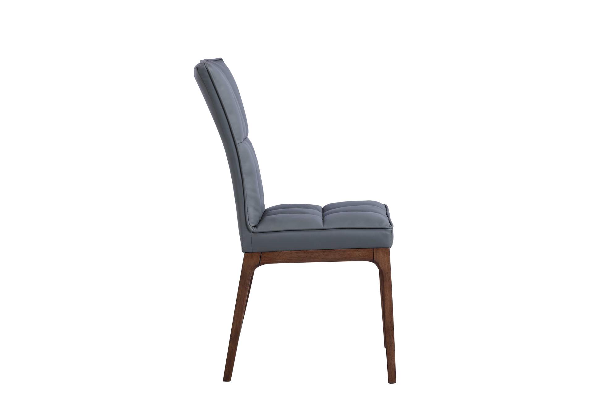 Modern Tufted Side Chair w/ Solid Wood Frame,Chintaly Imports