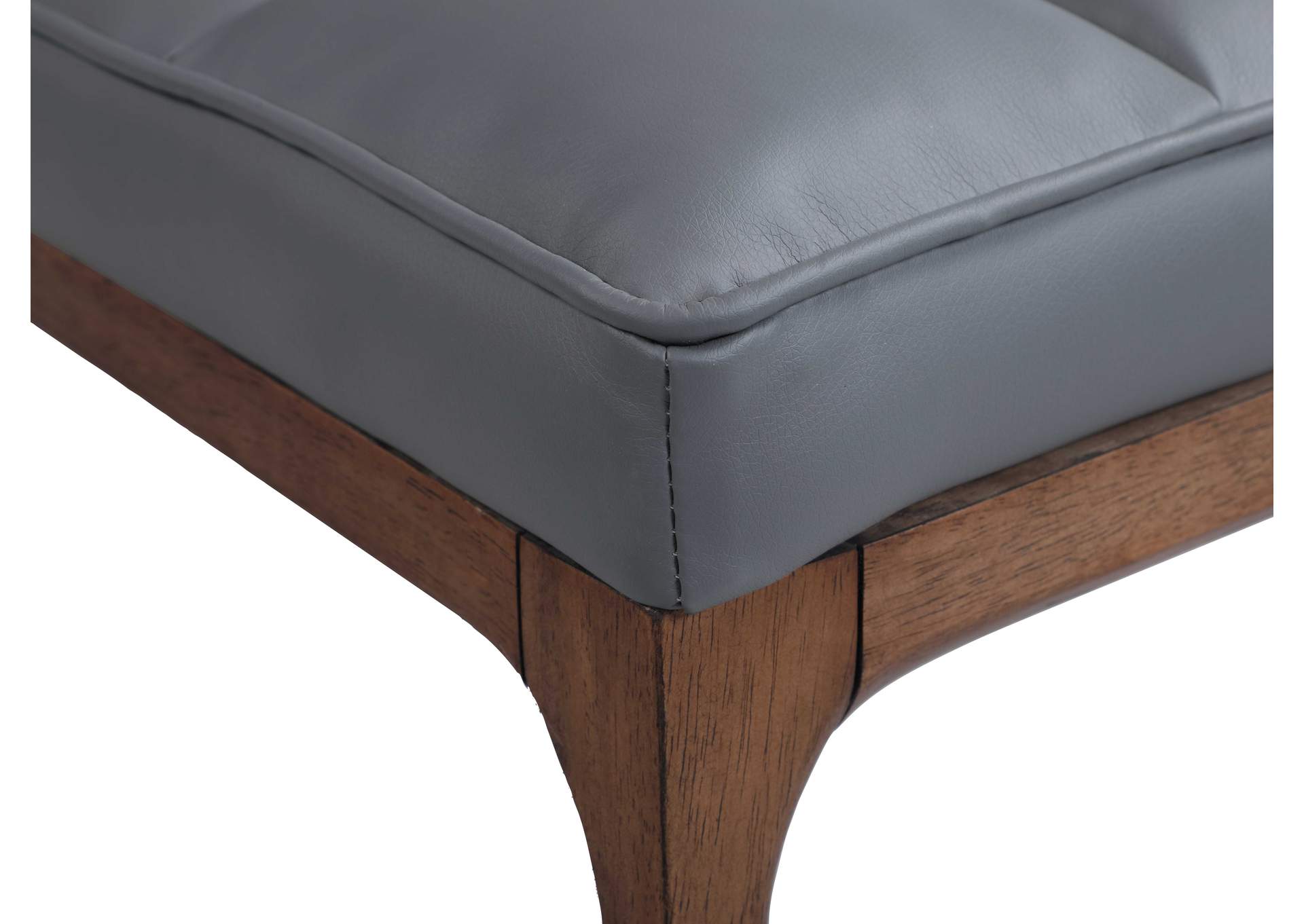 Modern Tufted Side Chair w/ Solid Wood Frame,Chintaly Imports