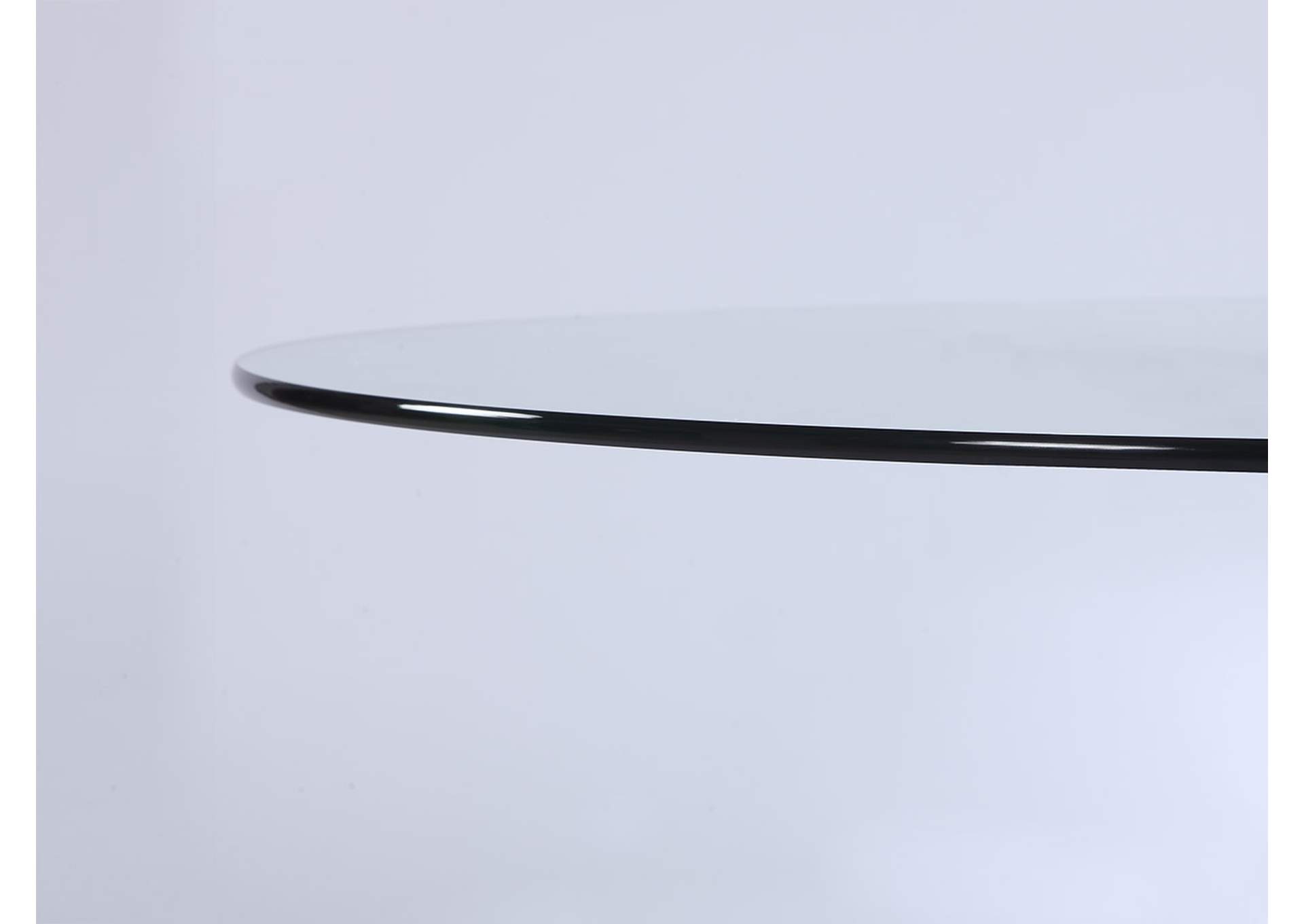 24"x 24" 3/8"-Thick Glass - Pencil Edge,Chintaly Imports