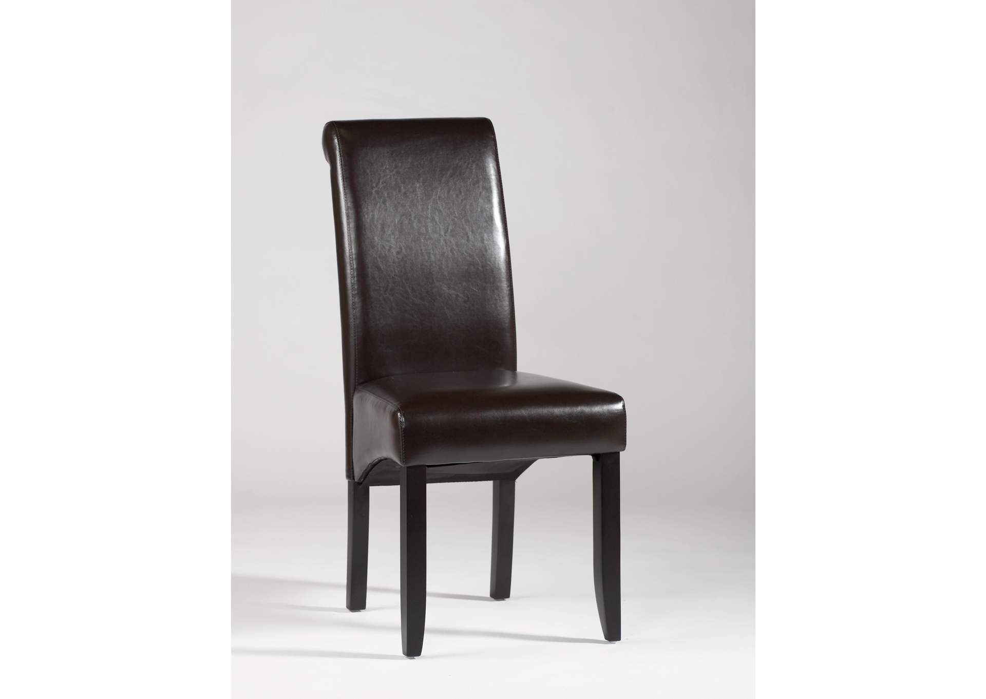 Modern Roll Back Parson Chair,Chintaly Imports