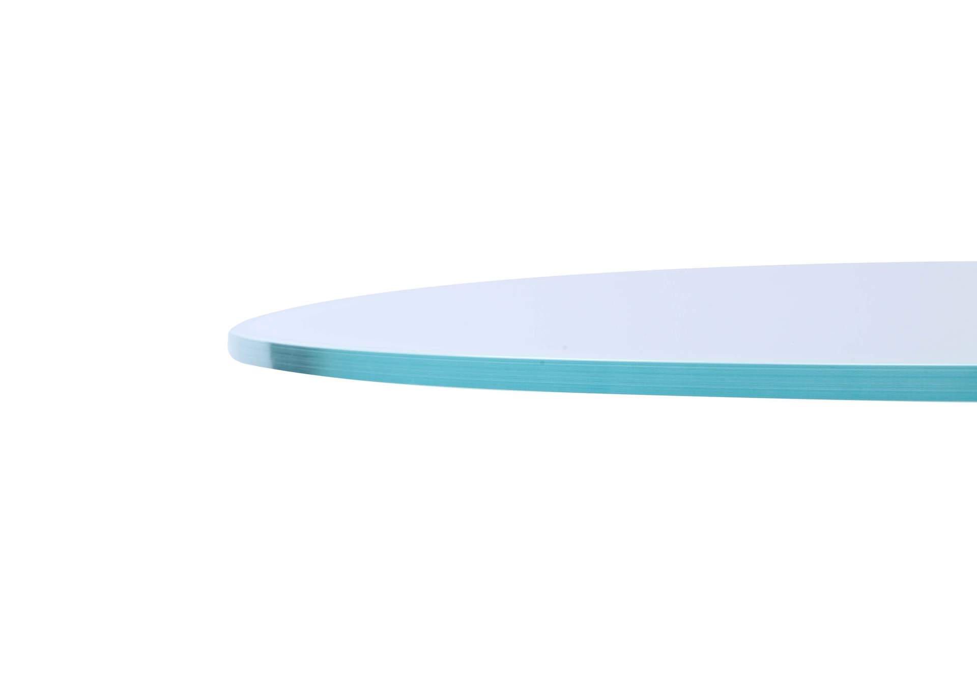 42"x 42" 3/8"-Thick Glass - Flat Polished Edge,Chintaly Imports