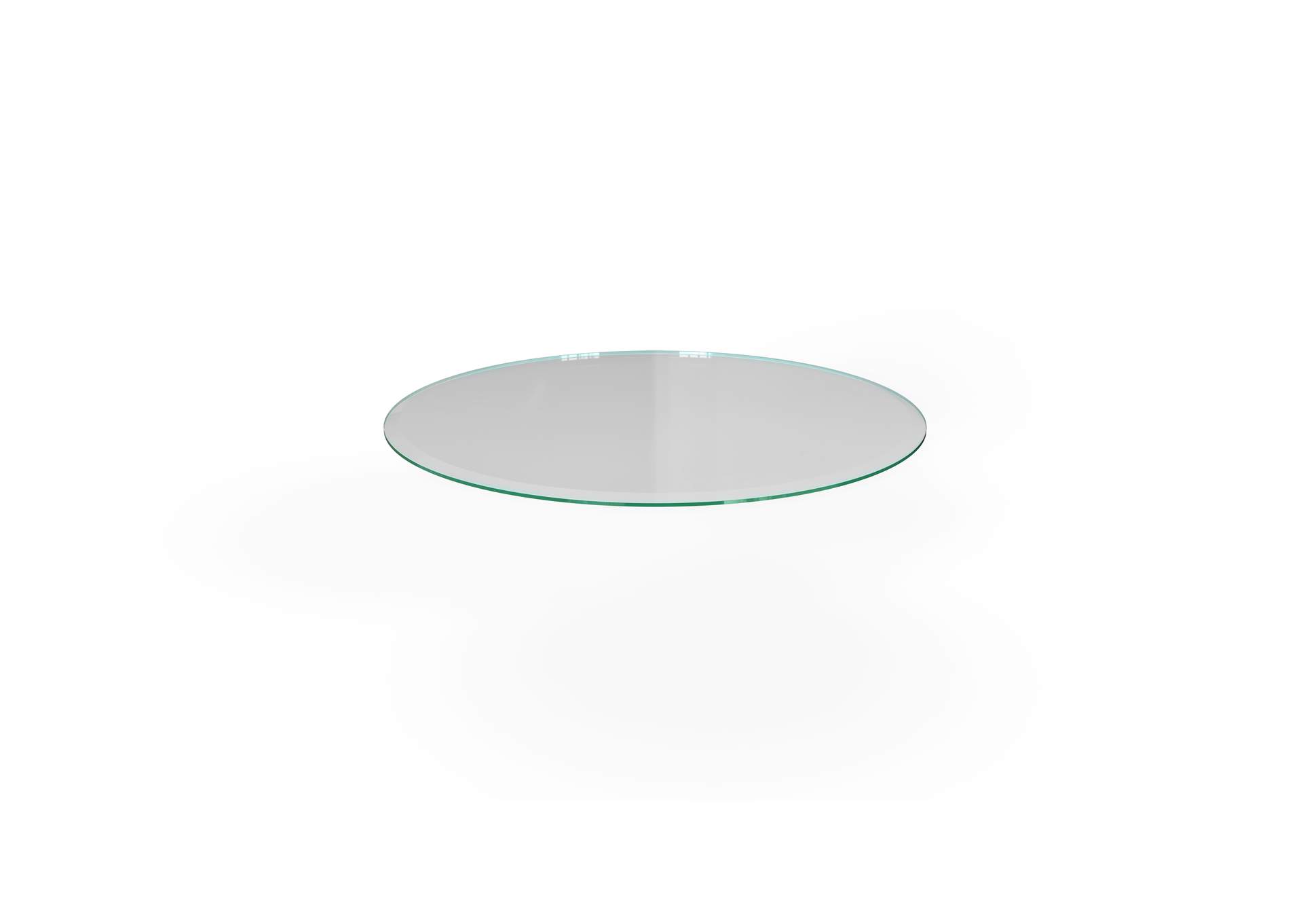 24"x 24" 3/8"-Thick Glass - Bevel,Chintaly Imports