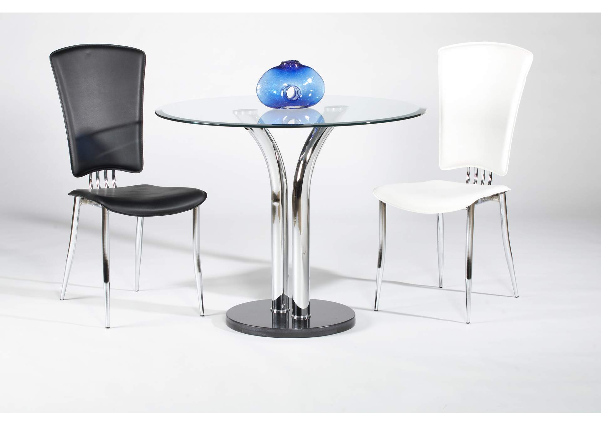 Clear  Top Bistro Table,Chintaly Imports