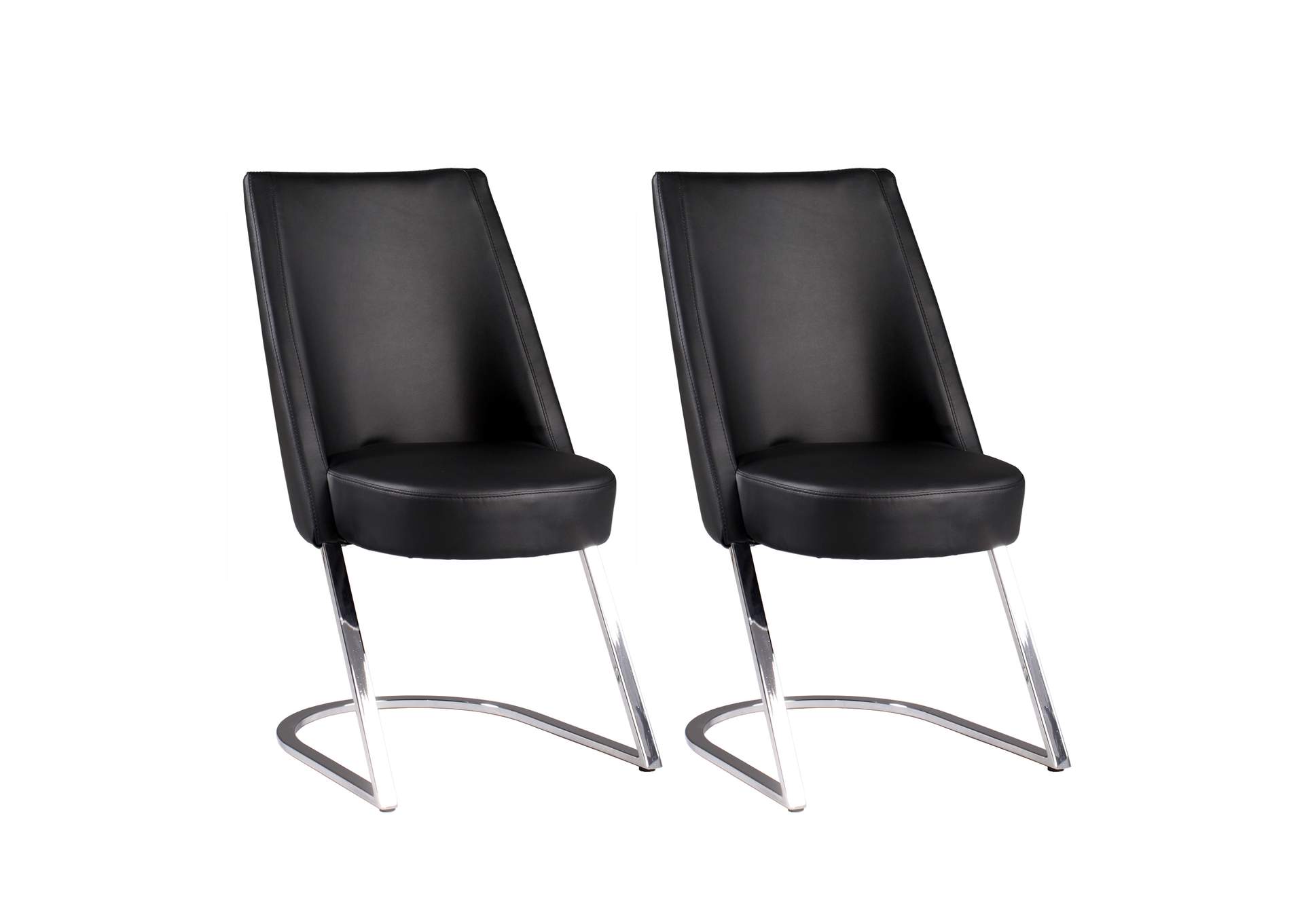 Slight Concave-Back Side Chair,Chintaly Imports