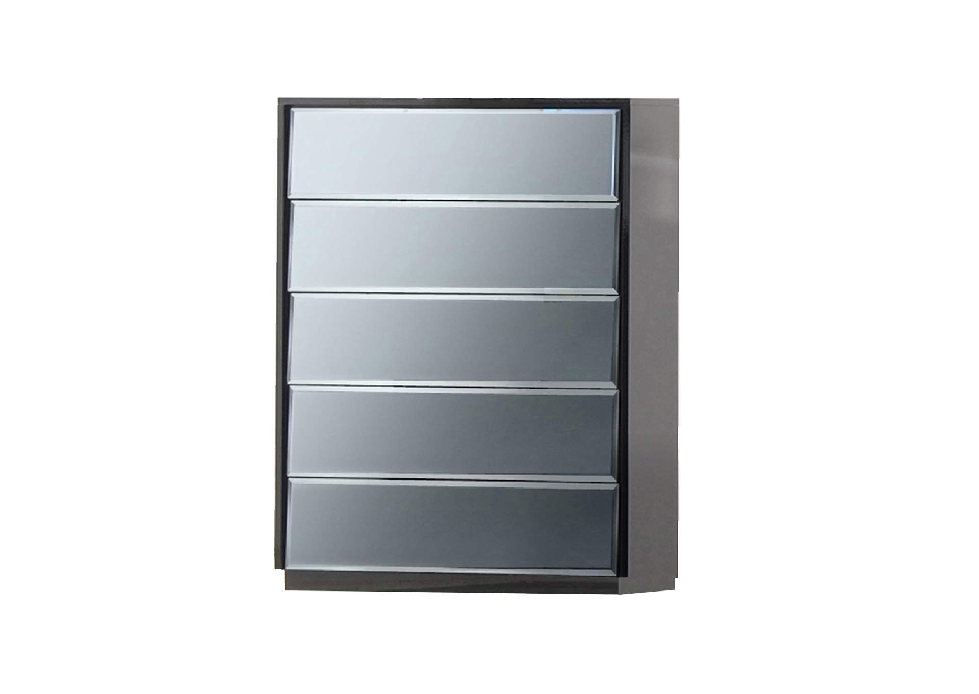 Contemporary 5 Drawer Chest,Chintaly Imports