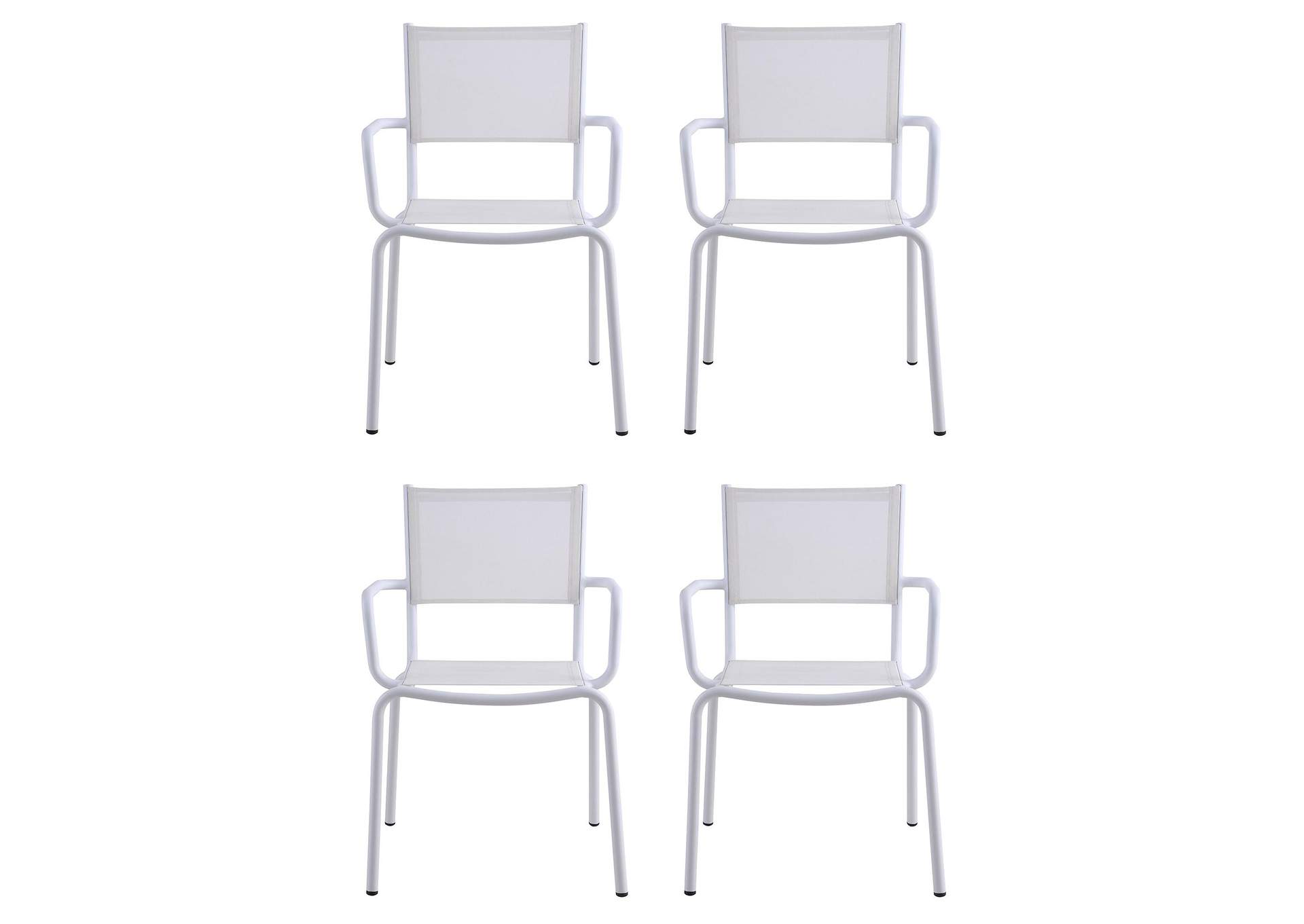 Outdoor Arm Chair w/ Aluminum Frame,Chintaly Imports