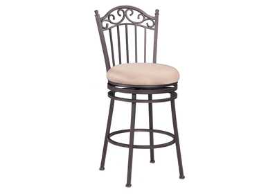 Image for Antique Taupe 26" Memory Return Swivel Counter Stool