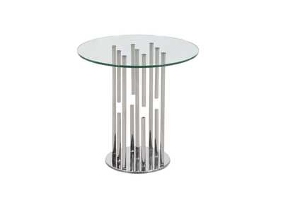 Contemporary Floating Pedestal Lamp Table