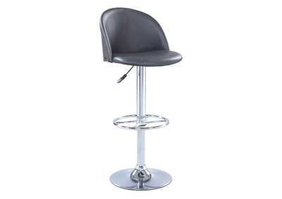 Rounded Back Pneumatic Adjustable-Height Stool