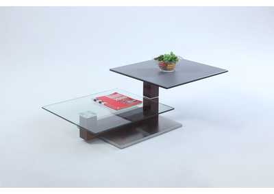 Grey Glass 2507 Cocktail Table