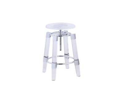 Image for Contemporary Rotation-Adjustable Acrylic Stool