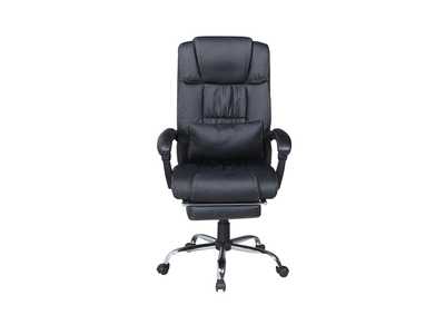 Image for Chrome Modern Ergonomic Computer Chair w/ Extendable Footrest