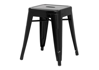 Black Galvanized Steel Side Chair (Set of 4)