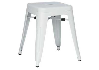 White Galvanized Steel Side Chair [Set of 4]