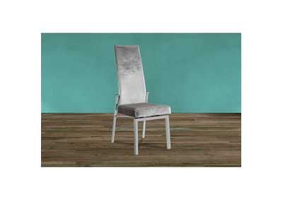 Image for Contemporary Motion Back Side Chair w/ Chrome Frame