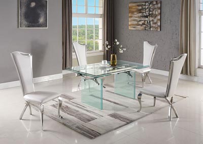 Annie-Nadia Dining Table w/4 Side Chairs