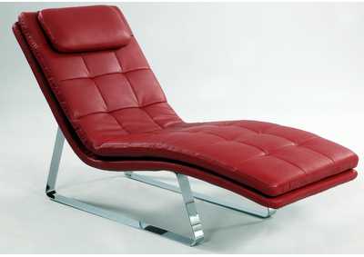 Image for Contemporary Lounge Chair With Chrome Legs