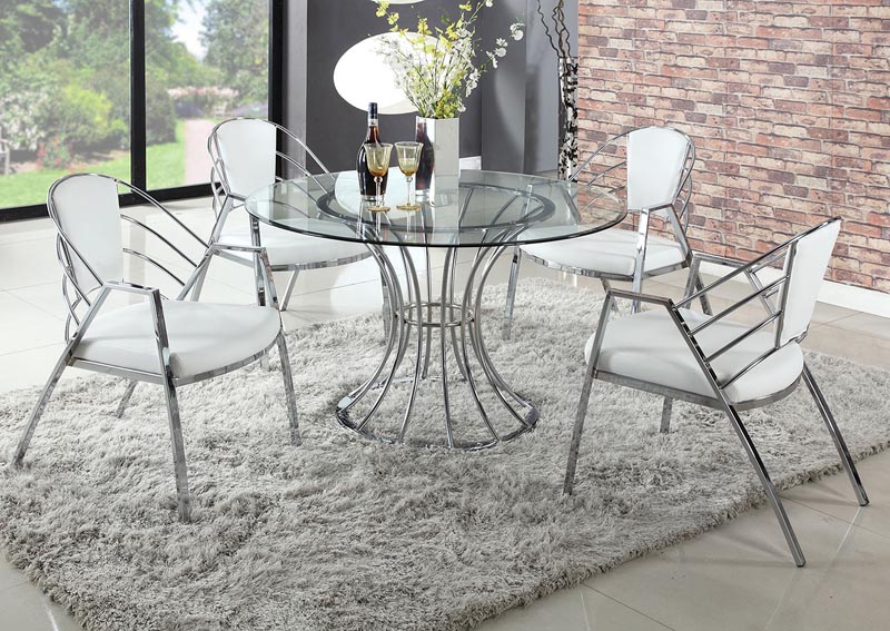 Destiny Dining Table w/4 Side Chairs