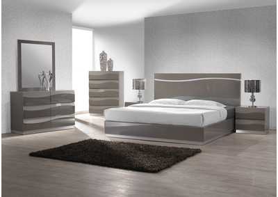 Image for Delhi Gray Contemporary  King Bedroom Set