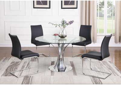 Modern Contour Back Cantilever Side Chair