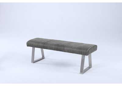 Contemporary Bench with Highlight Stitching