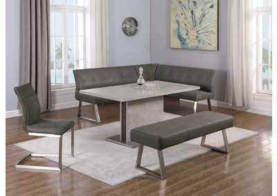 Contemporary Butterly-Extendable Melamine Dining Table