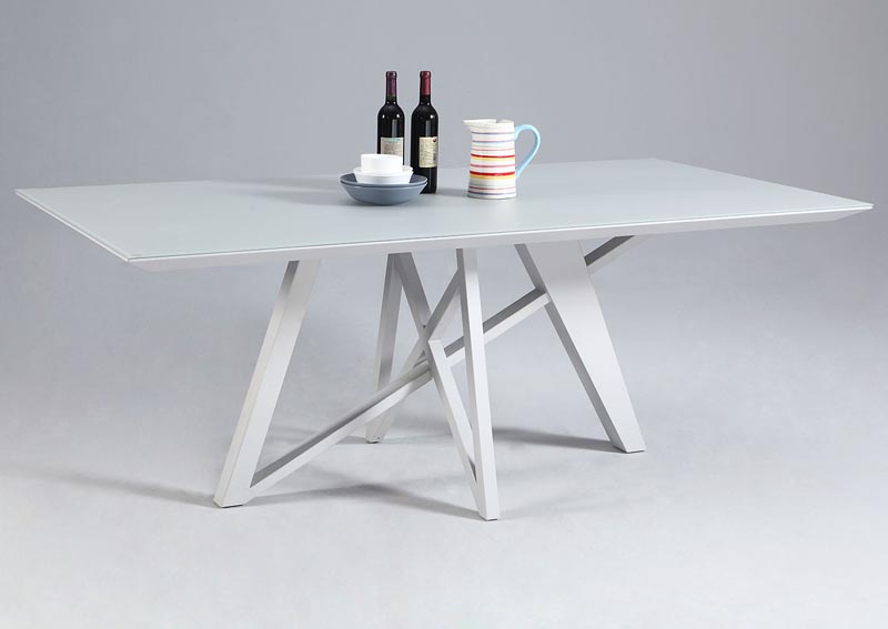 Katie Matte Grey Dining Table