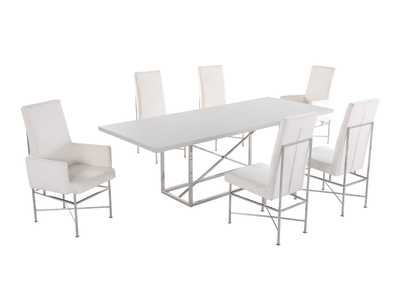 Image for Contemporary Dining Set With Butterfly Extendable Table & 4 Side Chairs And 2 Arm Chairs
