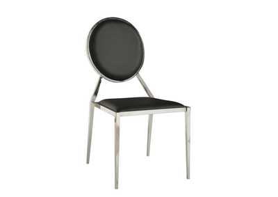 Image for Contemporary Round-Back Upholstered Side Chair
