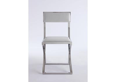 Madison White Floating-Back Side Chair (Set of 2)