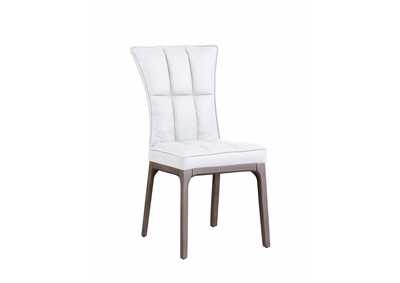 Image for Modern Tufted Side Chair w/ Solid Wood Frame
