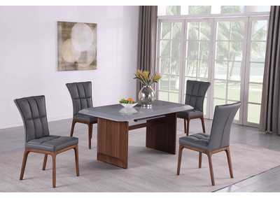 Image for Modern Tufted Side Chair w/ Solid Wood Frame