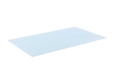 Image for 30"x 48" 1/2"-Thick Glass- Flat Polished Edge - w/ Safety Corners
