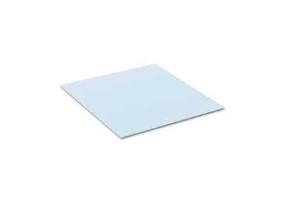 Image for 54" Square 1/2"-Thick Glass- Flat Polished Edge - Safety Corners