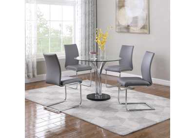 Image for Clear Glass Top Bistro Table