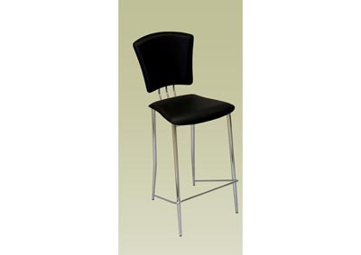 Tracy Black Counter Height Stool (Set of 2)