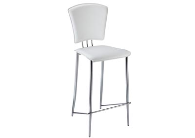 Tracy White Counter Height Stool (Set of 2)